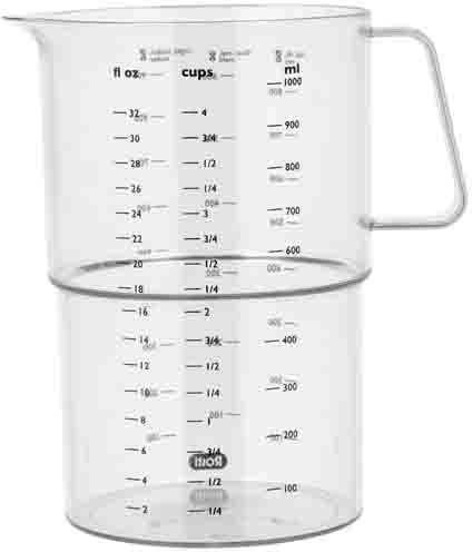 Rosti Kuchyňská odměrka Mensura 1000 ml Clear SAN