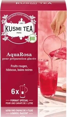 Kusmi Tea Organic AquaRosa krabička s 6-ti sáčky 48g (EOL)