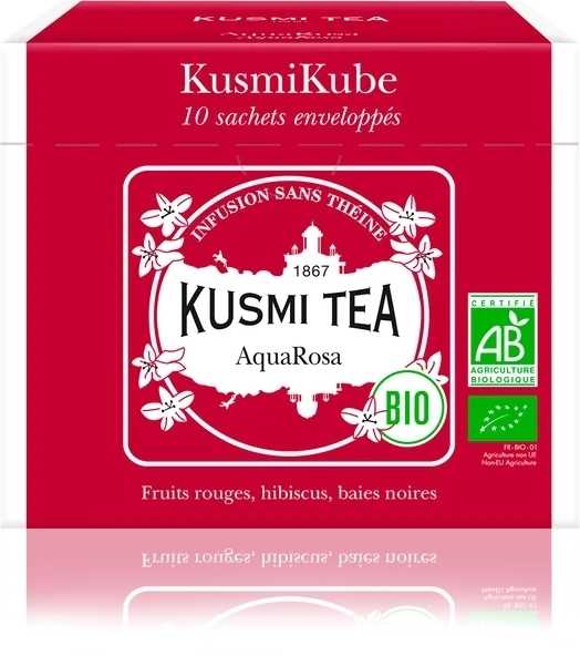 Kusmi Tea Organic AquaRosa krabička s 6-ti sáčky 48g (EOL)