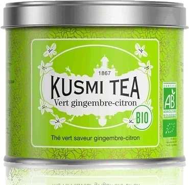 Kusmi Tea Organic Green Ginger Lemon 20 mušelínových sáčků 40g