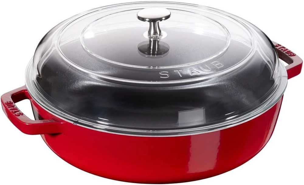 Staub Braiser hrnec s poklicí 26 cm višeň