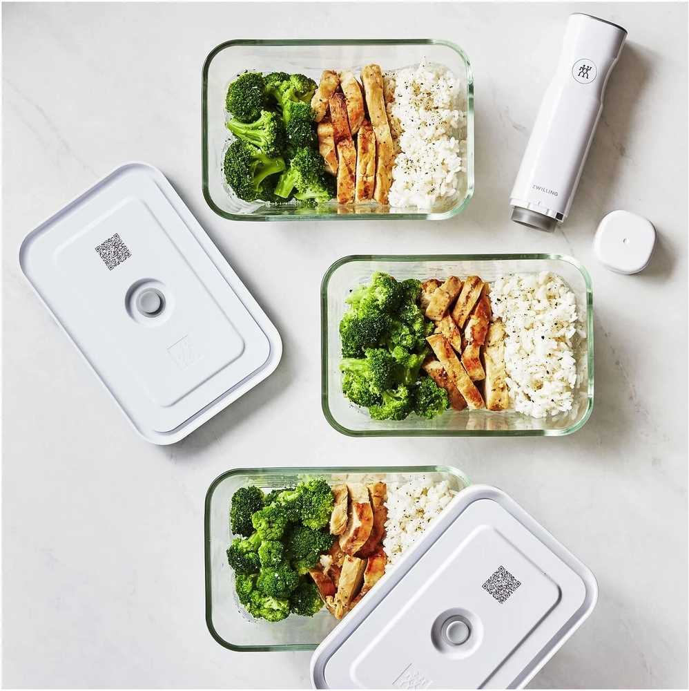 Zwilling Vacuum dóza na potraviny skleněná M 0,9l