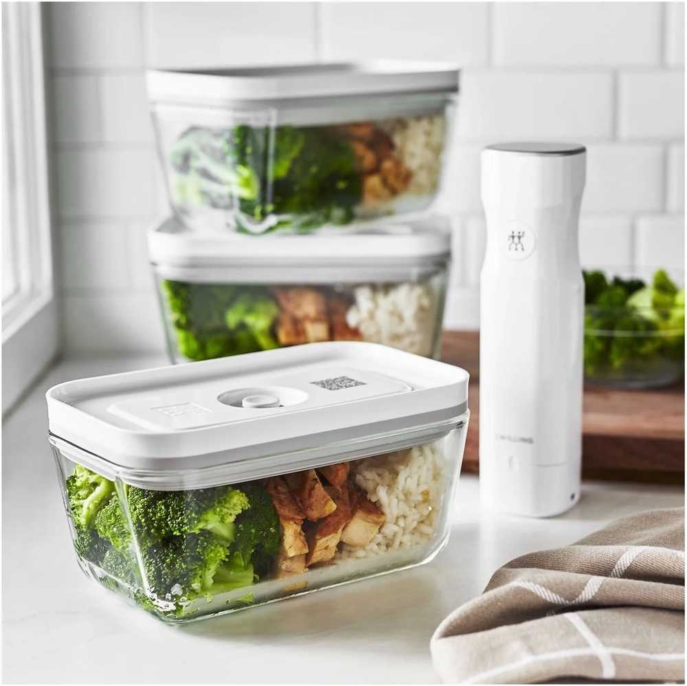 Zwilling Vacuum dóza na potraviny skleněná M 0,9l