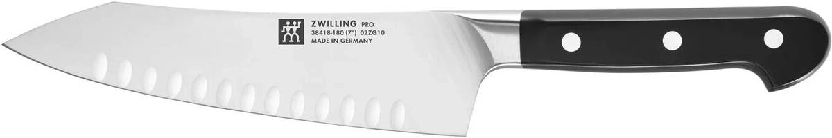 Zwilling Pro nůž Santoku s dutým okrajem 18 cm
