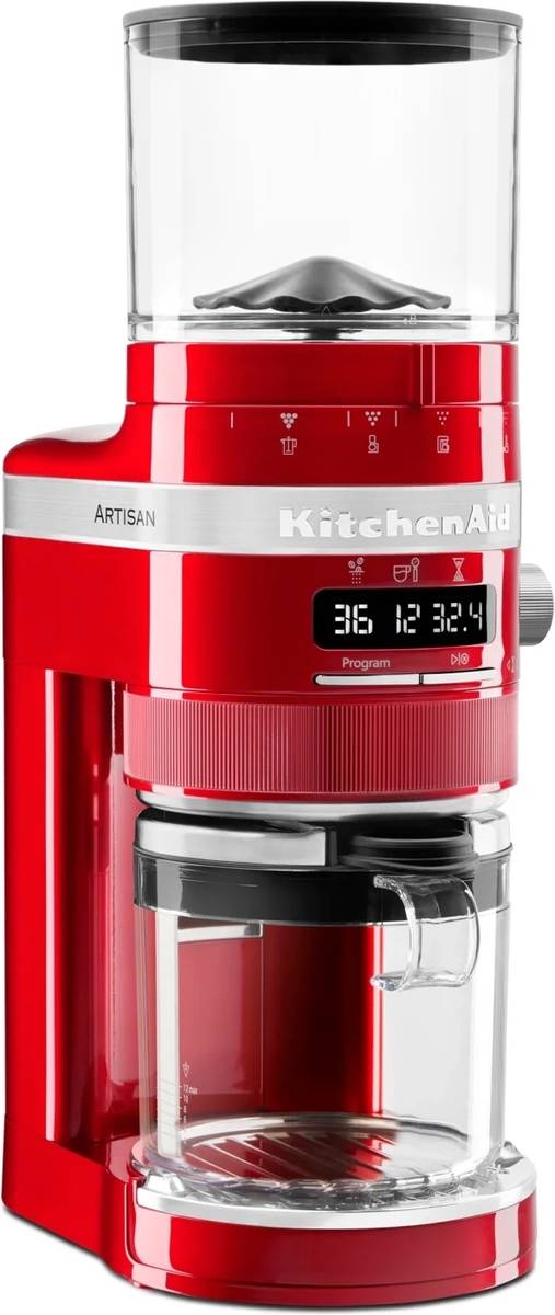 KitchenAid Artisan mlýnek na kávu 5KCG8433 červená metalíza