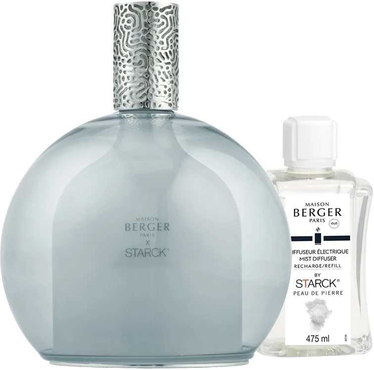 Maison Berger Paris Berger elektrický difuzér Starck s náplní 0,475l Peau d’Ailleurs/Kůže od jinud zelený