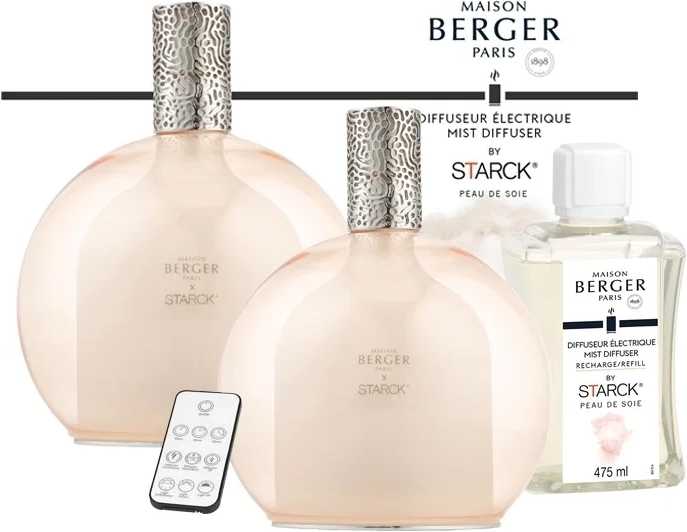 Maison Berger Paris Berger elektrický difuzér Starck s náplní 0,475l Peau d’Ailleurs/Kůže od jinud zelený