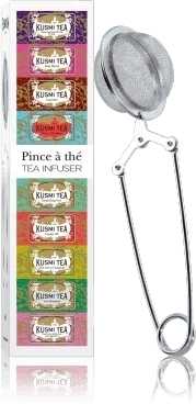 Kusmi Tea Organic Green Teas set 5ti miniatur se sítkem 100g