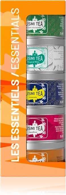 Kusmi Tea Organic Essential Teas set 5ti miniatur 100g