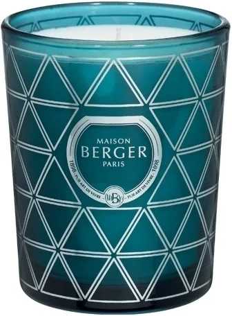 Maison Berger Paris BERGER Geode svíčka 180g Under the Olive Tree / Pod Olivovníkem modrá