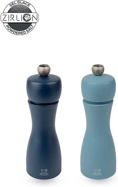 Peugeot TAHITI set mlýnek na pepř a sůl 15 cm AIR modrá