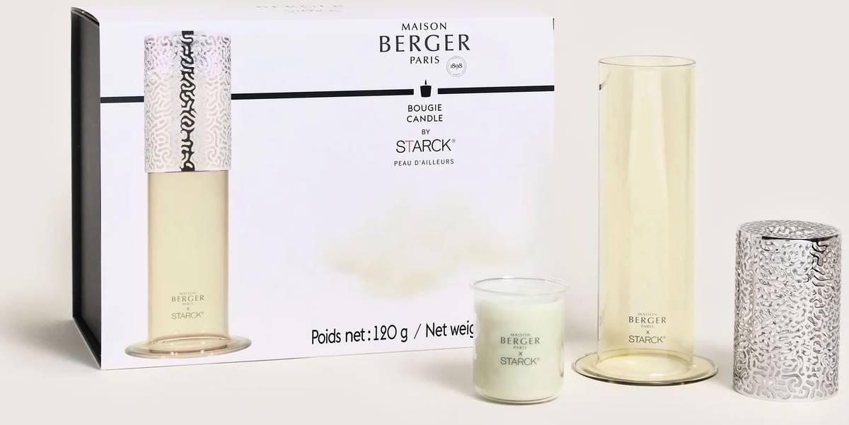 Maison Berger Paris BERGER Starck svíčka Peau d'Ailleurs/Dlouholetá tvář 120g zelená 