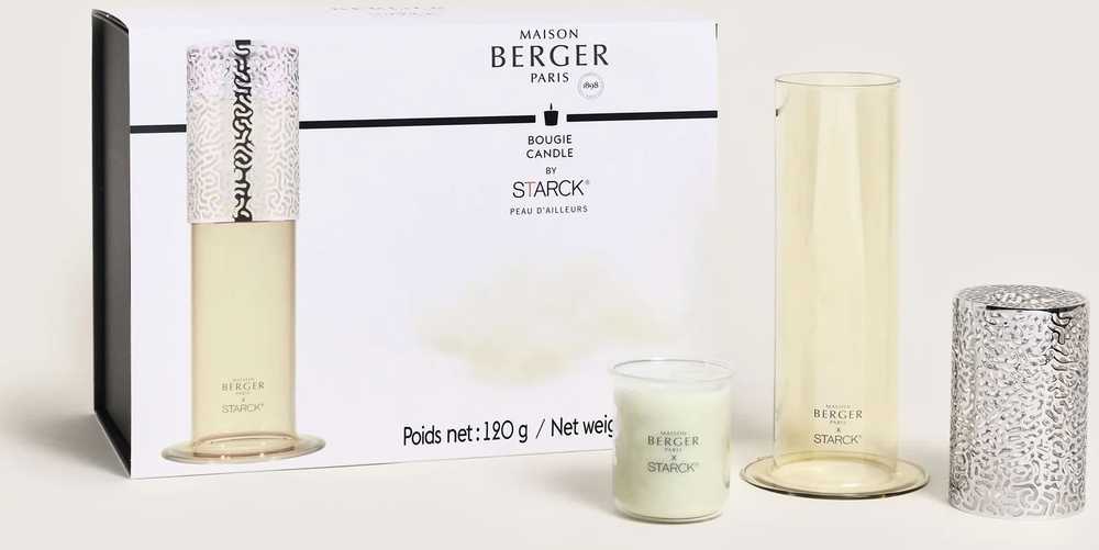 Maison Berger Paris BERGER Starck svíčka Peau d'Ailleurs/Dlouholetá tvář 120g zelená 