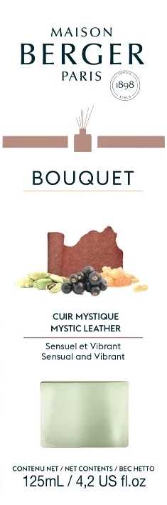 Maison Berger Paris BERGER Mystique leather/Mystická kůže difuzér s náplní kostka 0,125l