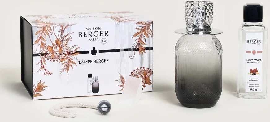 Maison Berger Paris BERGER Evanesce lampa s náplní Mystická kůže 0,25l šedá (EOL)