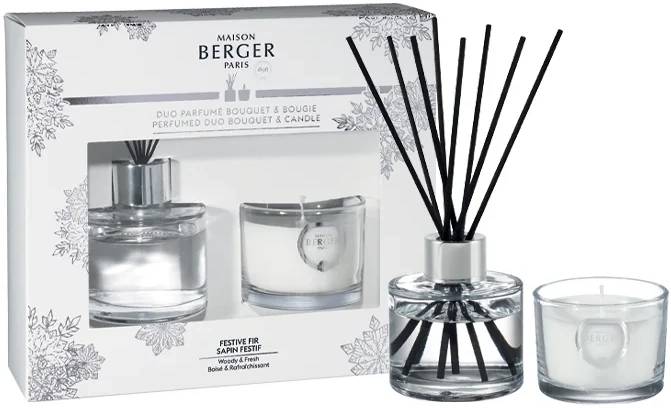 Maison Berger Paris BERGER Winter mini duo Pod Vánočním stromem difuzér 0,08l + svíčka 80g ojíněný  