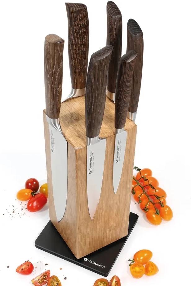 Zassenhaus Magnetický držák nožů s otočným mechanismem, dub