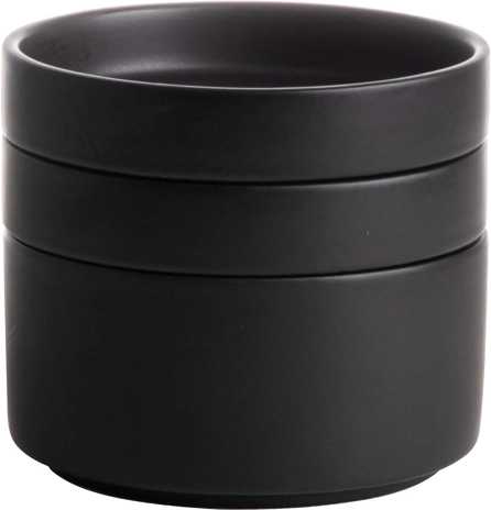 Gusta Mini servírovací souprava 3 misky černá