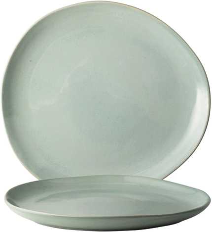 Gusta Talíř servírovací 27 cm zelenkavý