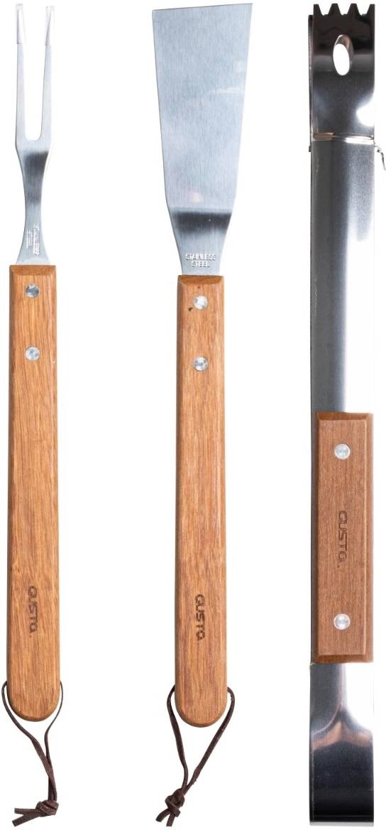 Gusta Sada 3 grilovacích náčiní v praktické tašce