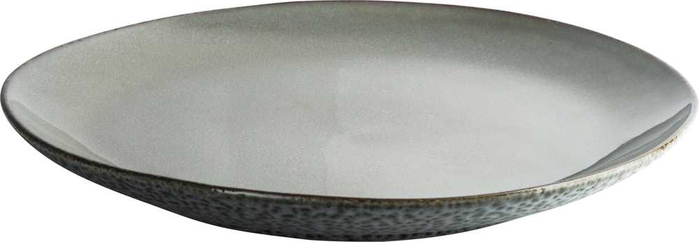 Gusta talíř kamenina 27 cm šedá