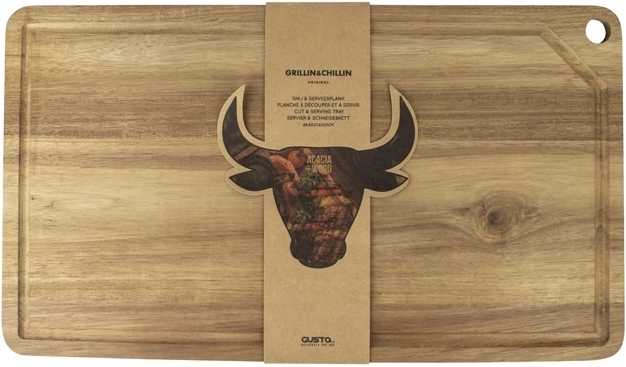 Gusta Servírovací prkénko akácie 48,6 x 27,6 cm