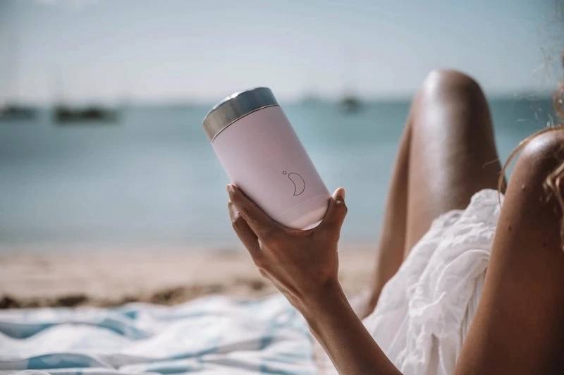 Chilly's Bottles Termobox na jídlo Chilly's Bottles Original 500ml, světle růžová