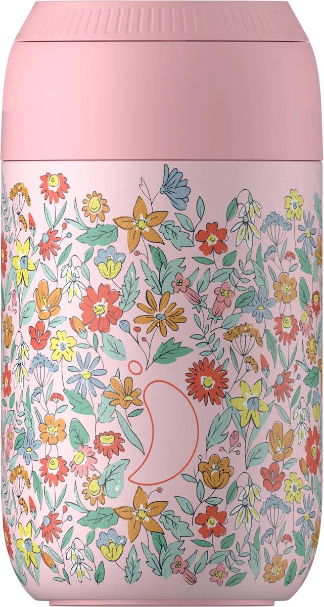 Chilly's Bottles Termohrnek Chilly's Bottles Liberty/Series 2, 340 ml, Summer Sprigs Blush Pink