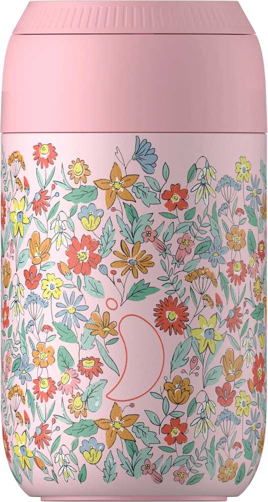 Chilly's Bottles Termohrnek Chilly's Bottles Liberty/Series 2, 340 ml, Summer Sprigs Blush Pink