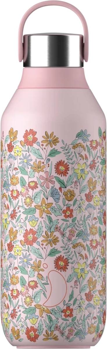 Chilly's Bottles Termoláhev Chilly's Bottles Liberty/Series 2, 500 ml, Summer Sprigs Blush Pink