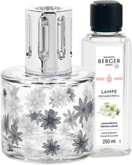 Maison Berger Paris Dárková sada: katalytická lampa Pure Floral + Vzácný jasmín, 250 ml