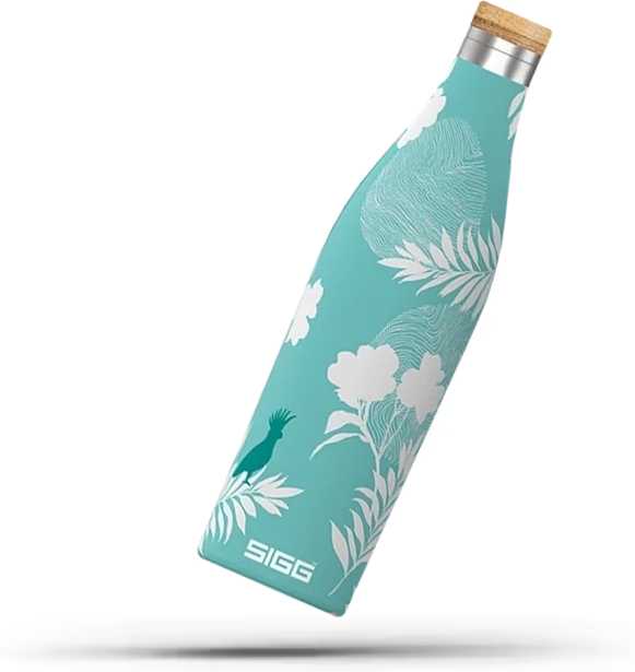 Sigg Dvoustěnná nerezová láhev na vodu Meridian Sumatra Birds, 0,5 l