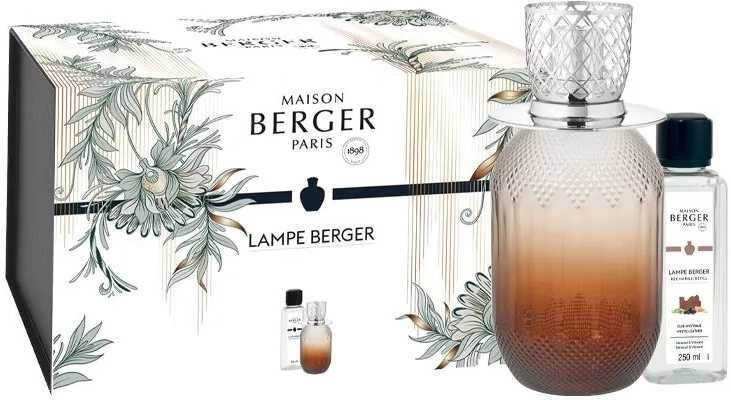 Maison Berger Paris Katalytická lampa Evanescence, červenohnědá + náplň Mystická kůže, 250 ml