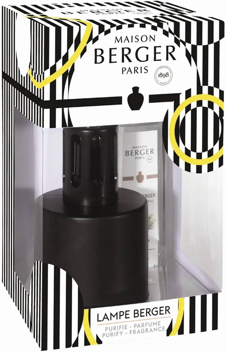 Maison Berger Paris Katalytická lampa Illusion, černá + náplň Divočina, 250 ml