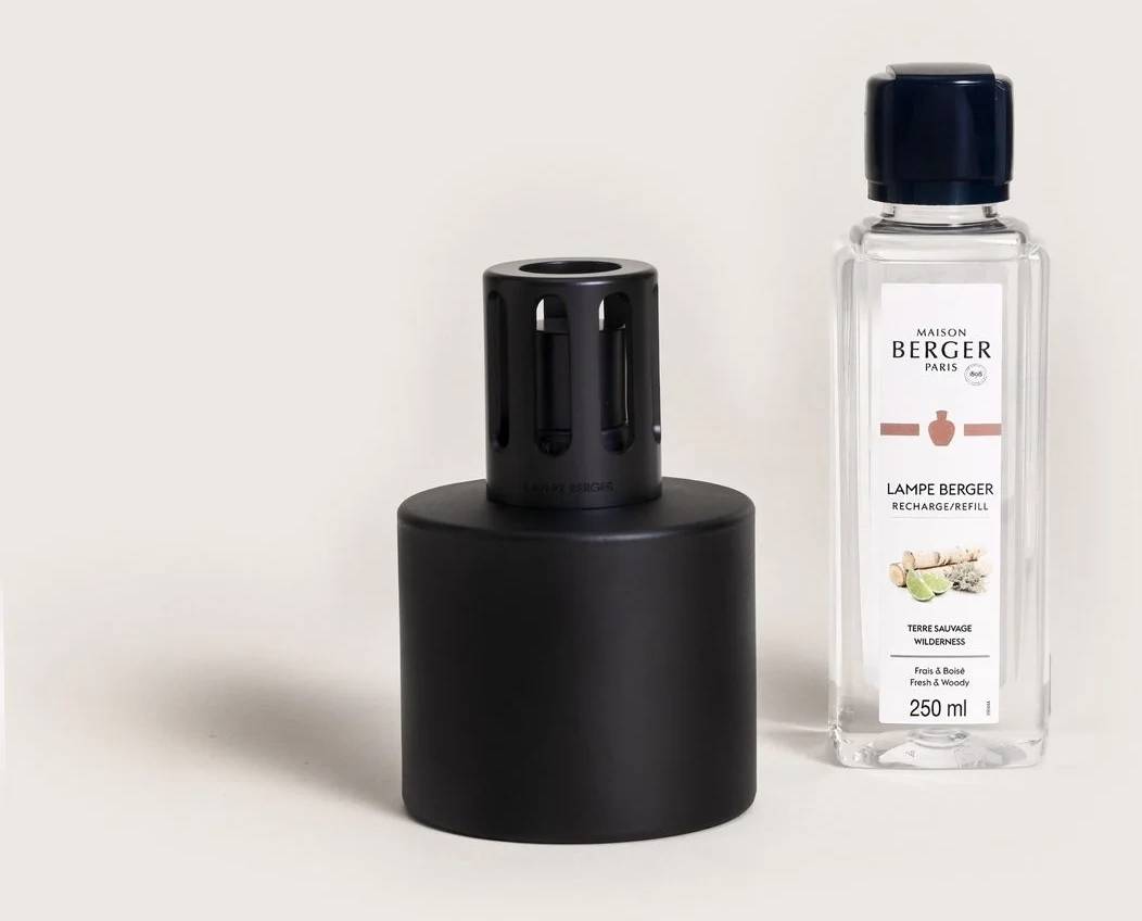 Maison Berger Paris Katalytická lampa Illusion, černá + náplň Divočina, 250 ml
