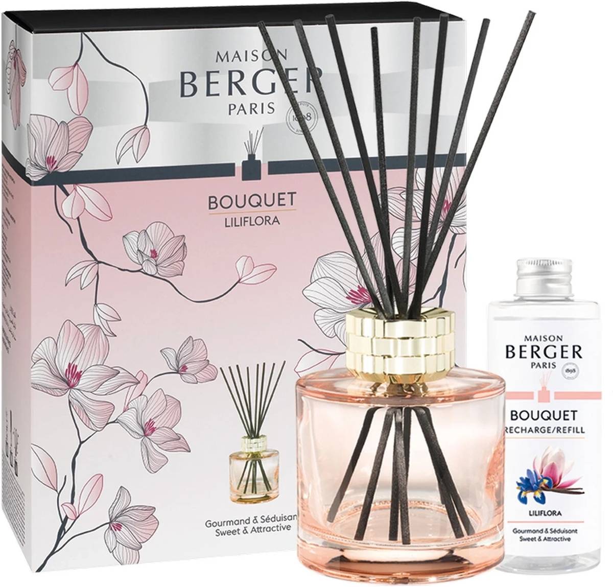 Maison Berger Paris Aroma difuzér Bolero + náplň s vůní Magnolie 180 ml