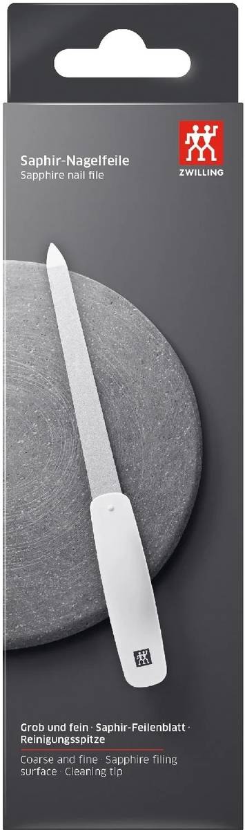 Zwilling Safírový pilník Classic Inox, 16 cm, bílý