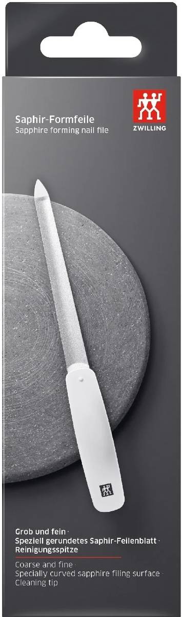 Zwilling Tvarovací safírový pilník Classic Inox, 16 cm, bílý