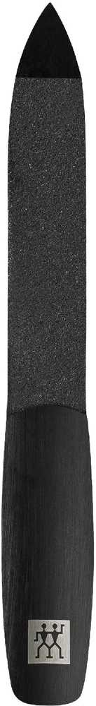 Zwilling Pánská manikúra Premium Black s nůžkami, černá kůže, 3 ks