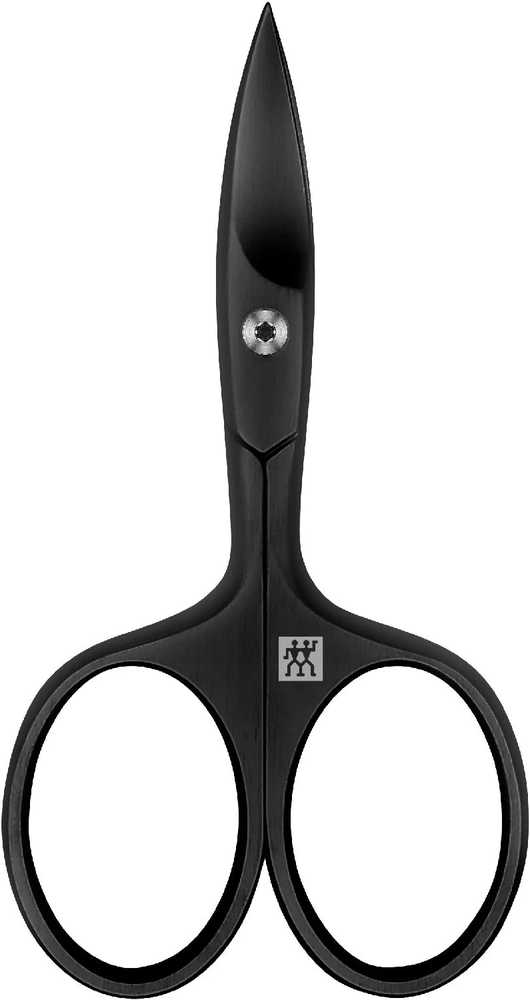 Zwilling Pánská manikúra Premium Black s nůžkami, čená kůže, 5 ks