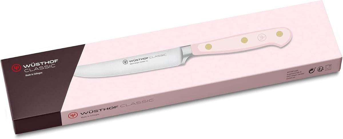 Wüsthof Classic Colour Pink Himalayan Salt Nůž na steak, 12 cm