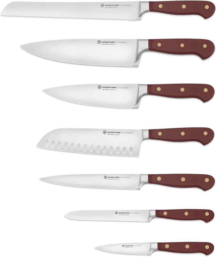Wüsthof Classic Colour Tasty Sumac Blok na nože se 7 noži, 8 ks
