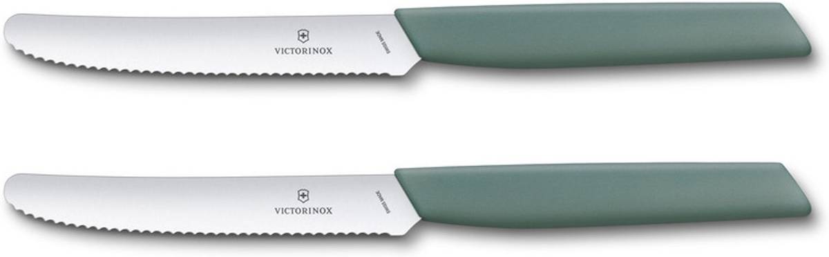 Victorinox Sada 2 nožů na rajčata Swiss Modern šalvějově zelená