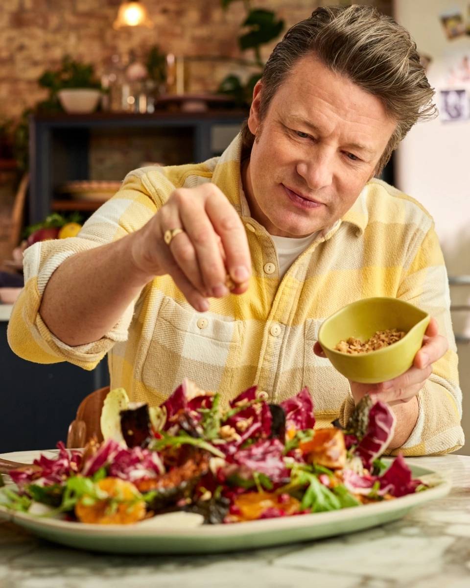 Jamie Oliver Kameninový servírovací talíř, zelená, 41 x 33 cm