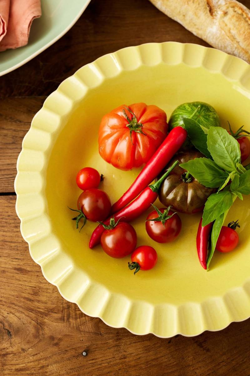 Jamie Oliver Kameninová servírovací mísa, žlutá, 34 cm