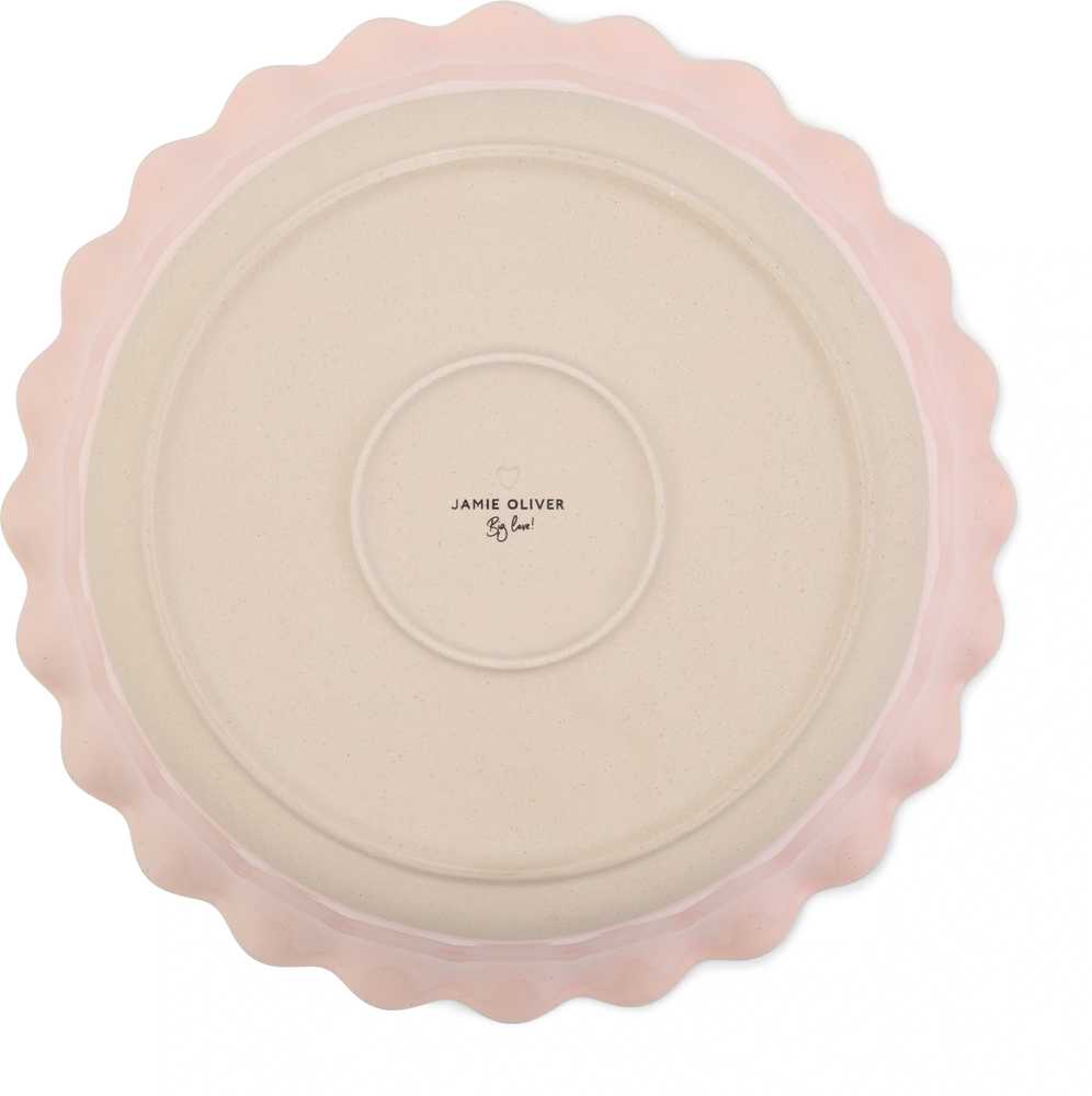 Jamie Oliver Kameninová forma na koláč, růžová, 28 cm