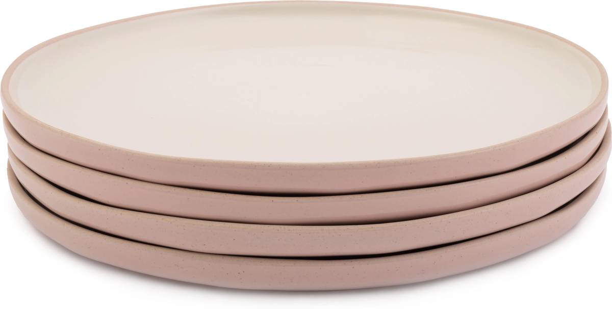 Jamie Oliver Sada kameninových talířů, růžová, 27 cm, 4 ks