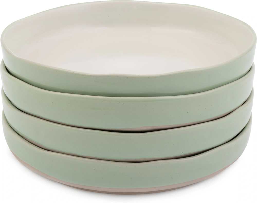 Jamie Oliver Sada kameninových misek, zelená, 22 cm, 4 ks