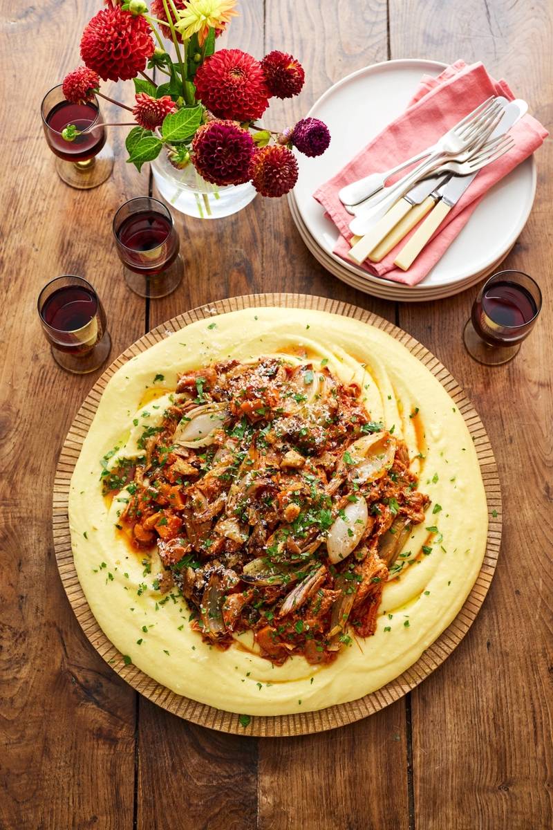 Jamie Oliver Servírovací prkénko z mangového dřeva, kulaté, 38 cm