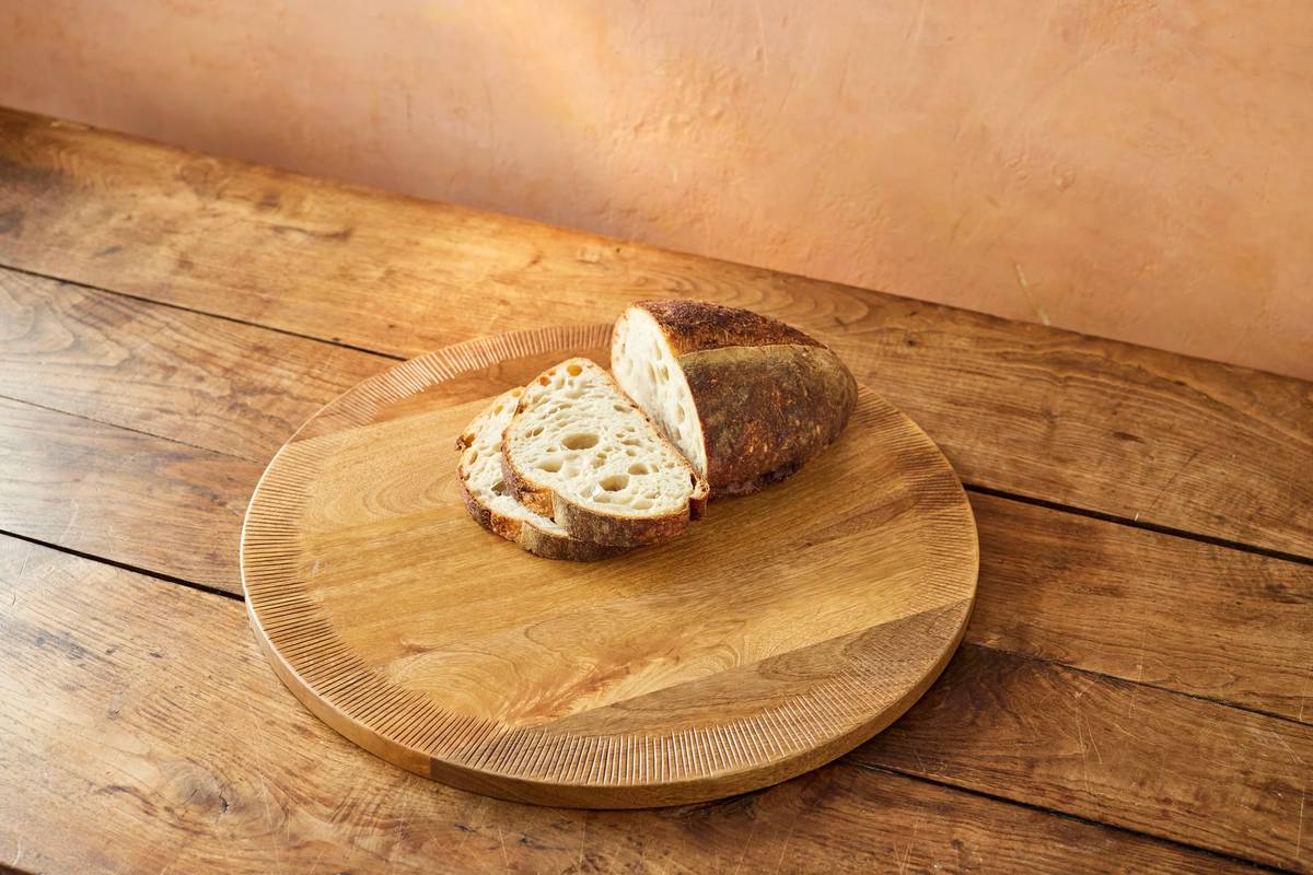 Jamie Oliver Servírovací prkénko z mangového dřeva, kulaté, 38 cm